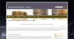 Desktop Screenshot of hedge-fund-analysis.net