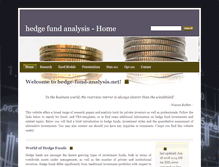 Tablet Screenshot of hedge-fund-analysis.net